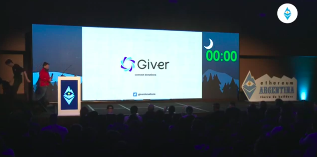 Giver: 3-Minute Pitch @ ETH Event